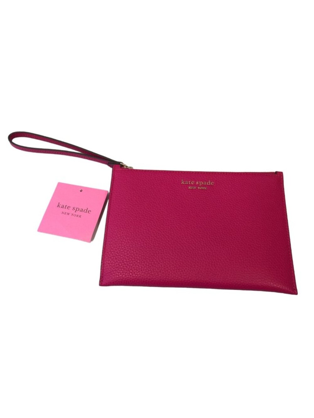 KATE SPADE Pebbled Leather Small Saddle Bag Rouette Anemone